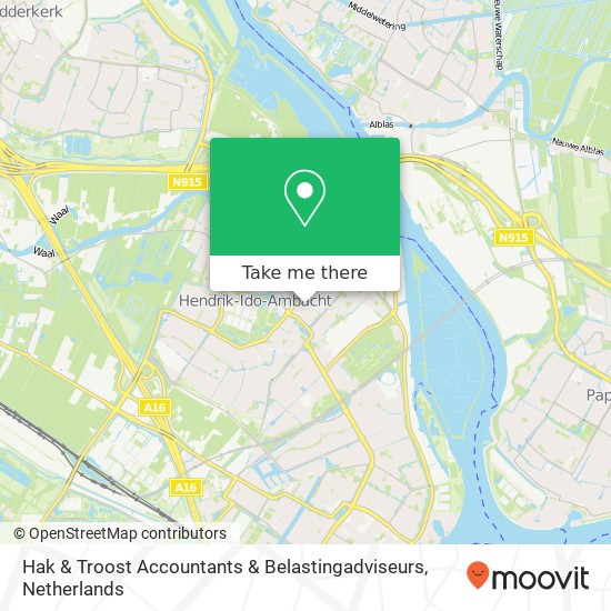 Hak & Troost Accountants & Belastingadviseurs map