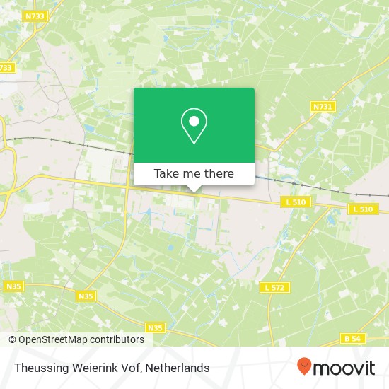 Theussing Weierink Vof map