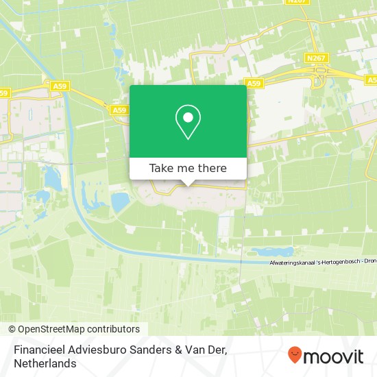 Financieel Adviesburo Sanders & Van Der map