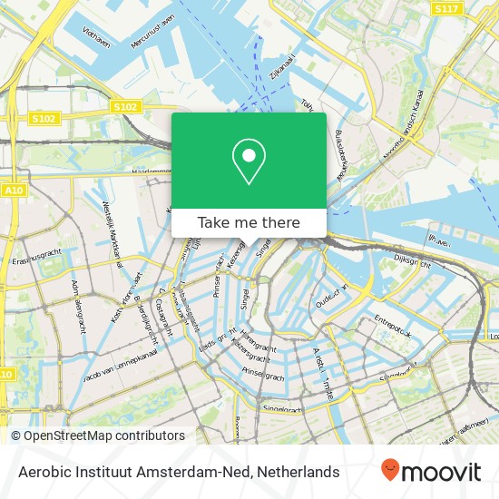Aerobic Instituut Amsterdam-Ned map