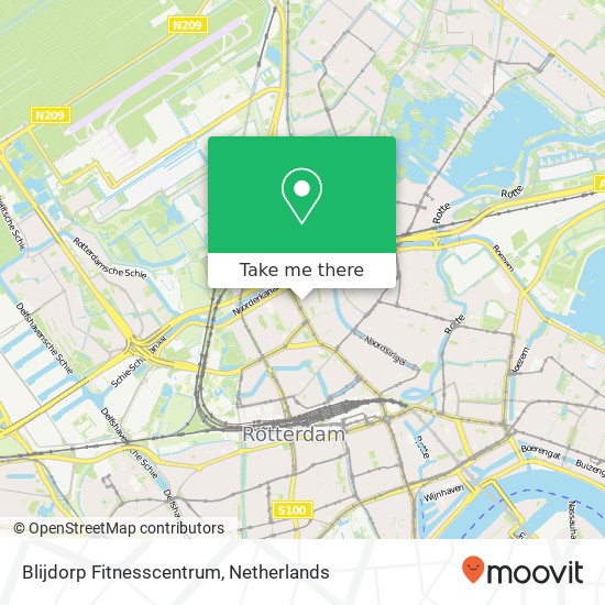 Blijdorp Fitnesscentrum map