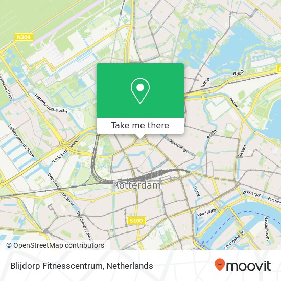 Blijdorp Fitnesscentrum map