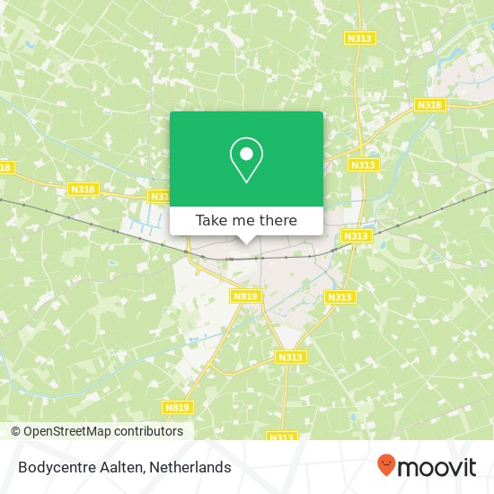 Bodycentre Aalten map