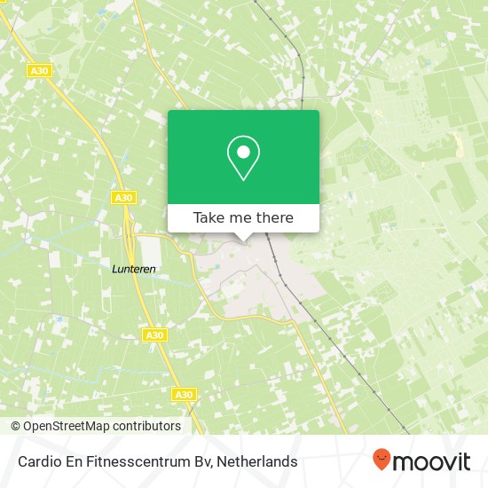 Cardio En Fitnesscentrum Bv map