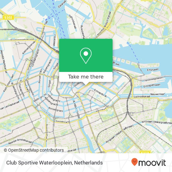 Club Sportive Waterlooplein map