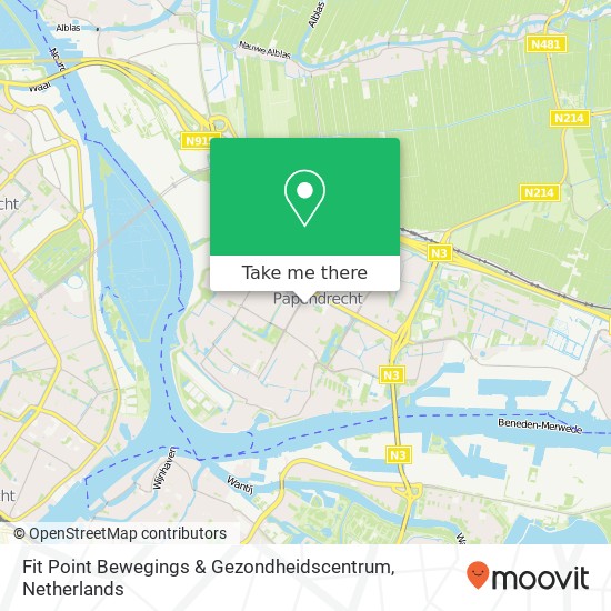 Fit Point Bewegings & Gezondheidscentrum map