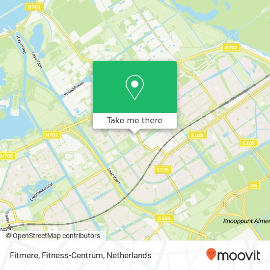 Fitmere, Fitness-Centrum map