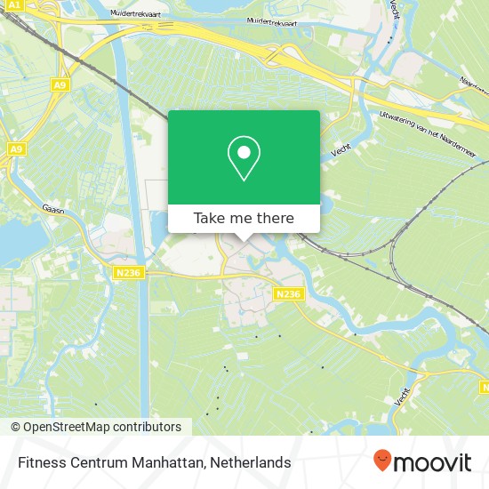 Fitness Centrum Manhattan Karte