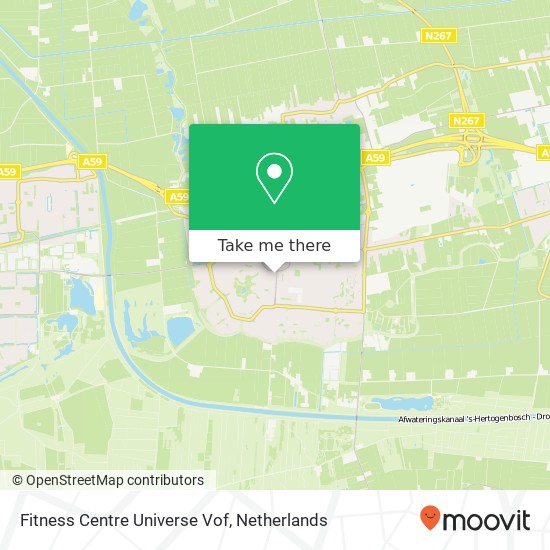 Fitness Centre Universe Vof Karte