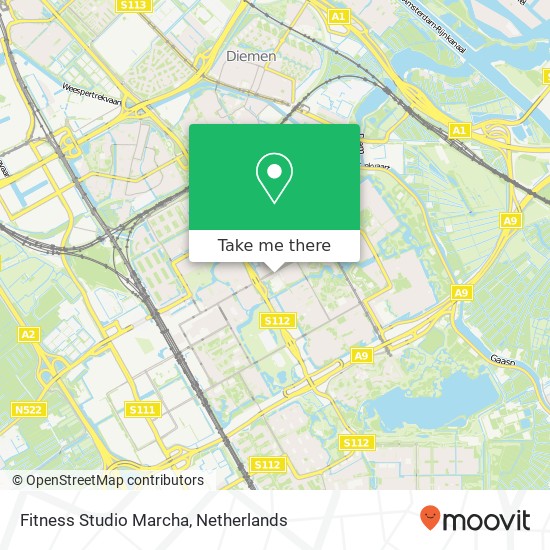 Fitness Studio Marcha map