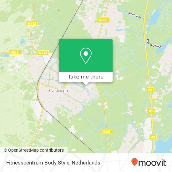 Fitnesscentrum Body Style map