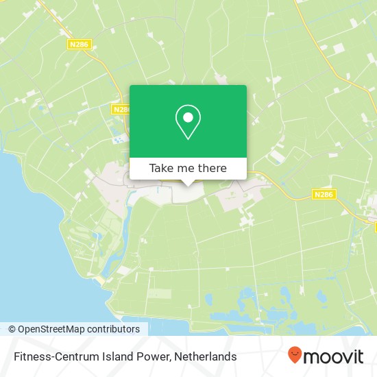 Fitness-Centrum Island Power Karte