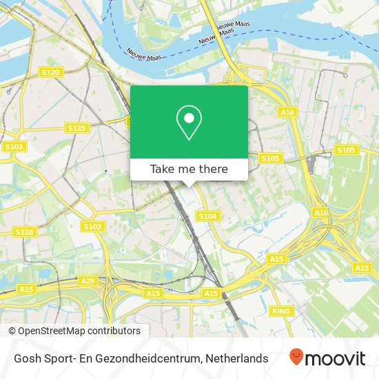 Gosh Sport- En Gezondheidcentrum map