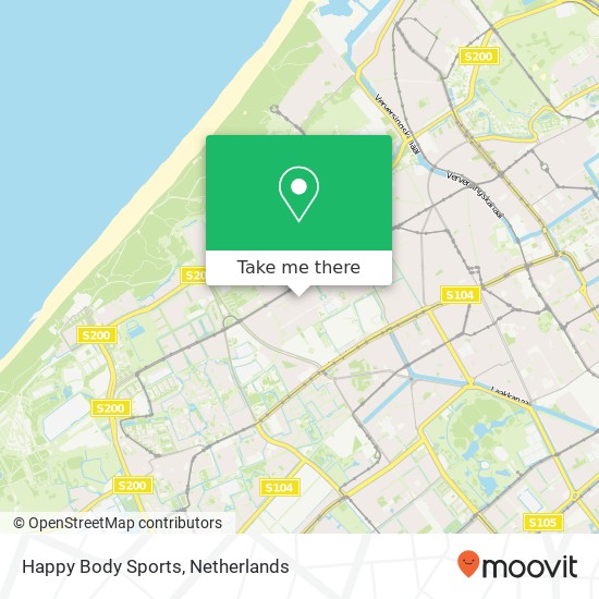 Happy Body Sports map