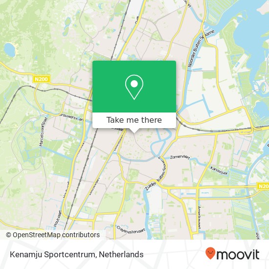 Kenamju Sportcentrum map