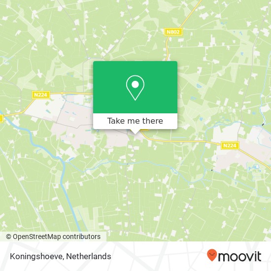 Koningshoeve Karte