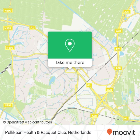 Pellikaan Health & Racquet Club map