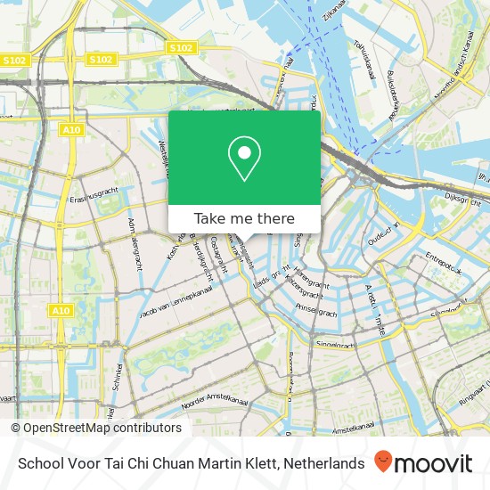 School Voor Tai Chi Chuan Martin Klett map