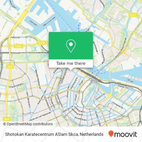 Shotokan Karatecentrum A'Dam Skca map