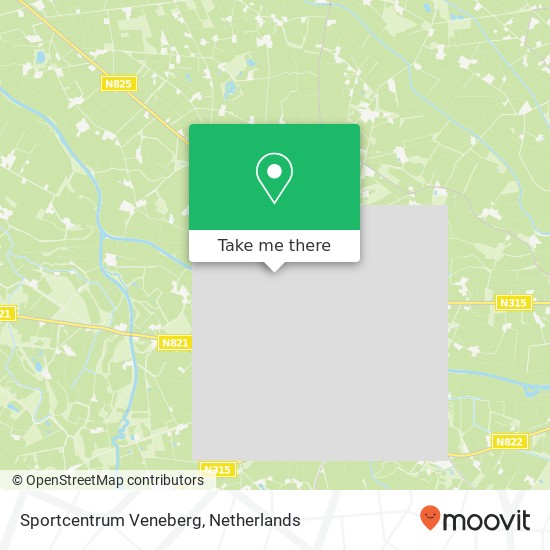 Sportcentrum Veneberg map