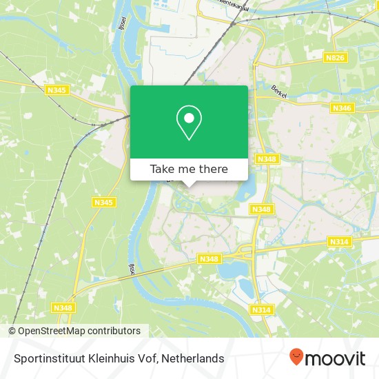 Sportinstituut Kleinhuis Vof map