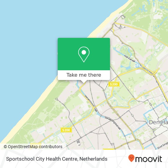 Sportschool City Health Centre map