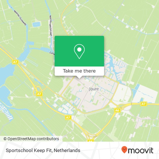 Sportschool Keep Fit map