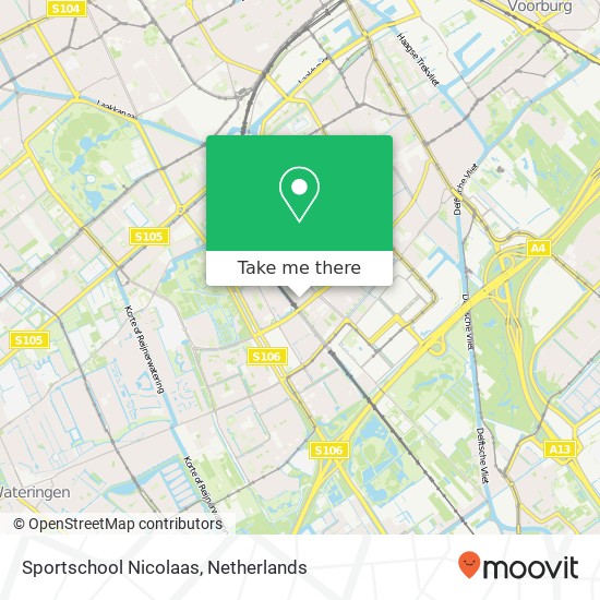 Sportschool Nicolaas map