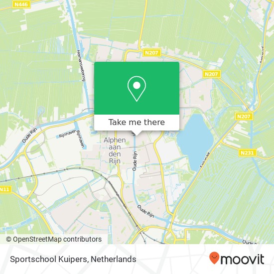 Sportschool Kuipers map