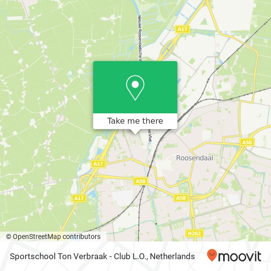 Sportschool Ton Verbraak - Club L.O. map