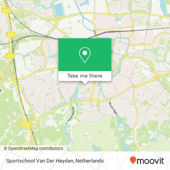Sportschool Van Der Heyden Karte