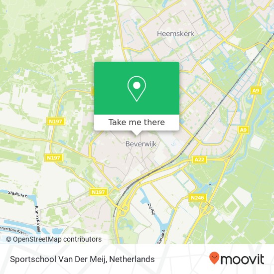 Sportschool Van Der Meij map