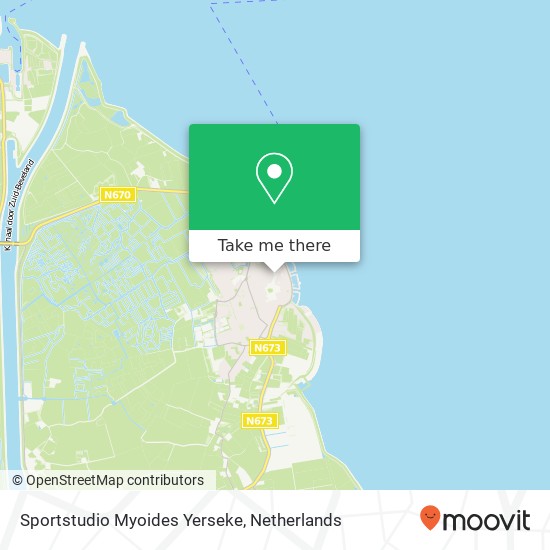 Sportstudio Myoides Yerseke map