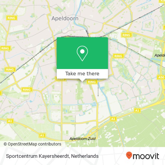 Sportcentrum Kayersheerdt map