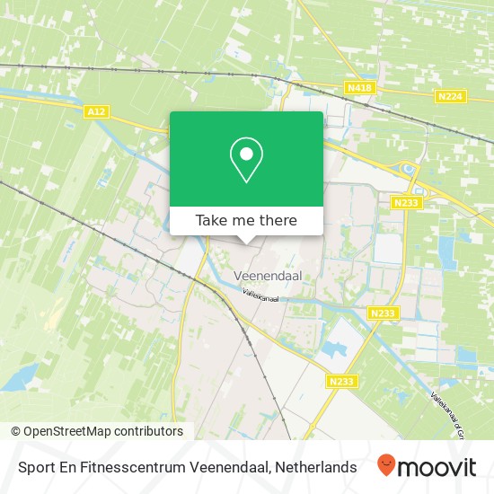 Sport En Fitnesscentrum Veenendaal map