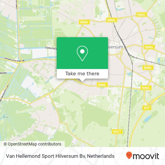 Van Hellemond Sport Hilversum Bv Karte