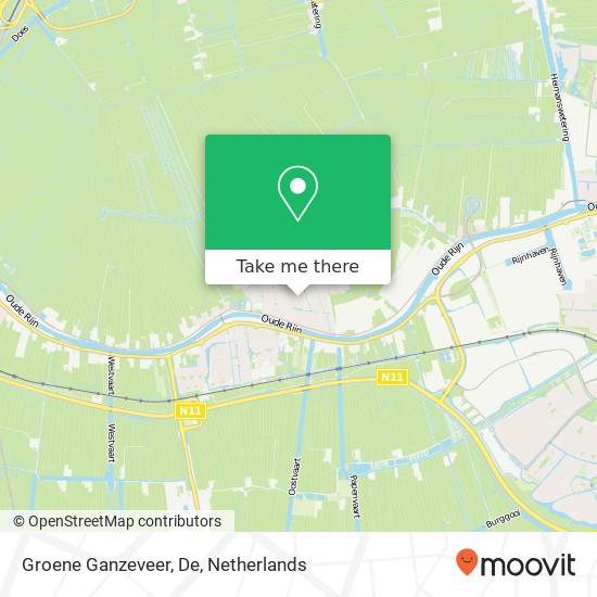 Groene Ganzeveer, De map