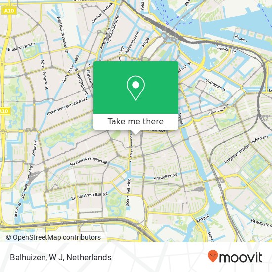 Balhuizen, W J map