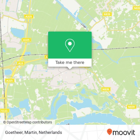 Goetheer, Martin map
