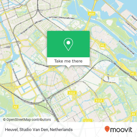 Heuvel, Studio Van Den map