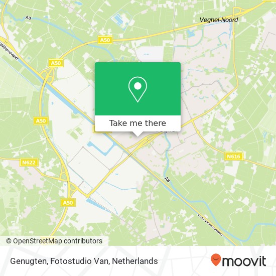 Genugten, Fotostudio Van map