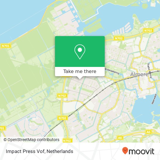 Impact Press Vof map
