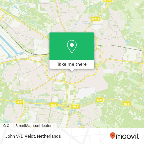 John V/D Veldt map