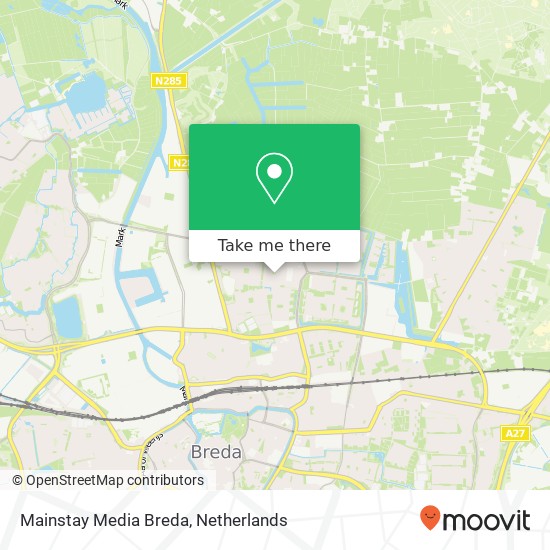 Mainstay Media Breda map