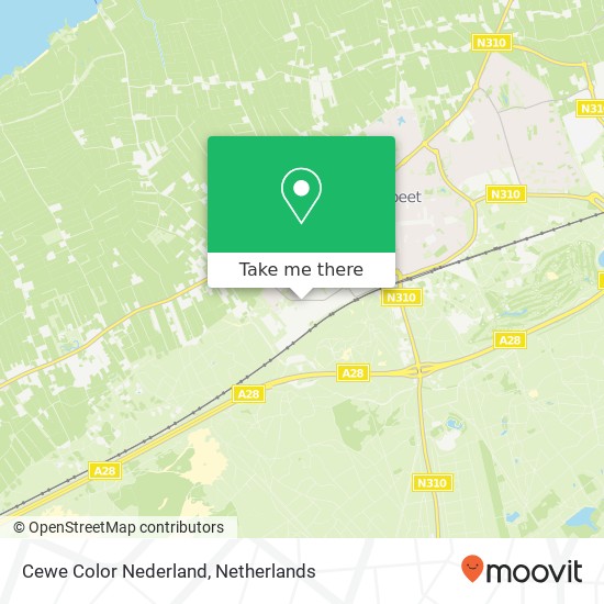 Cewe Color Nederland map