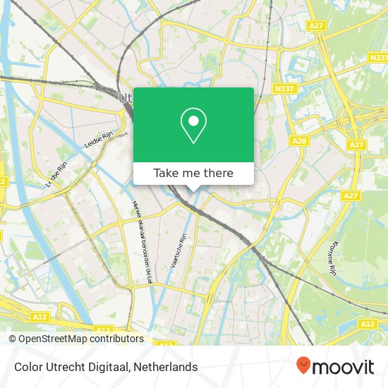 Color Utrecht Digitaal Karte