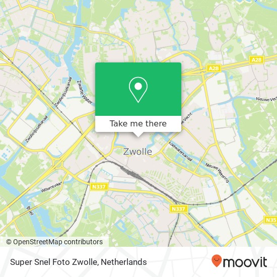 Super Snel Foto Zwolle map