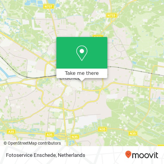 Fotoservice Enschede map