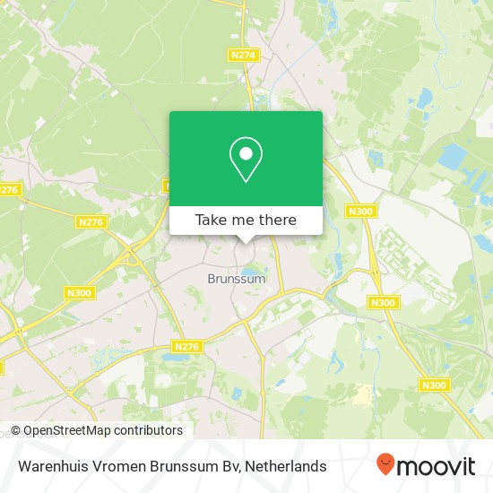 Warenhuis Vromen Brunssum Bv map