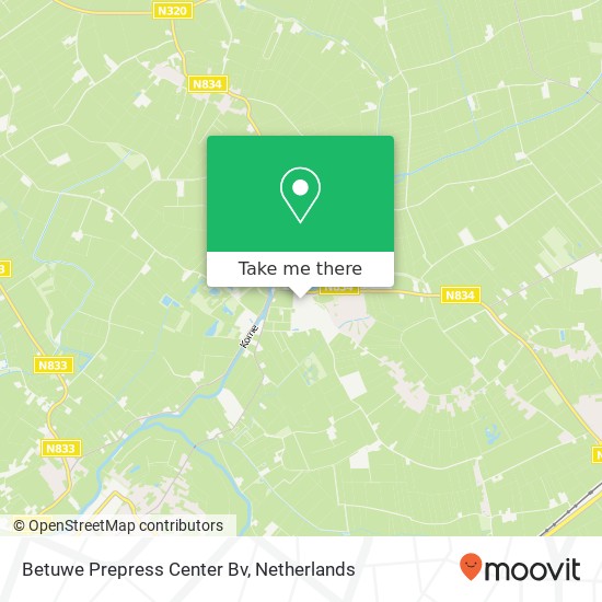 Betuwe Prepress Center Bv map